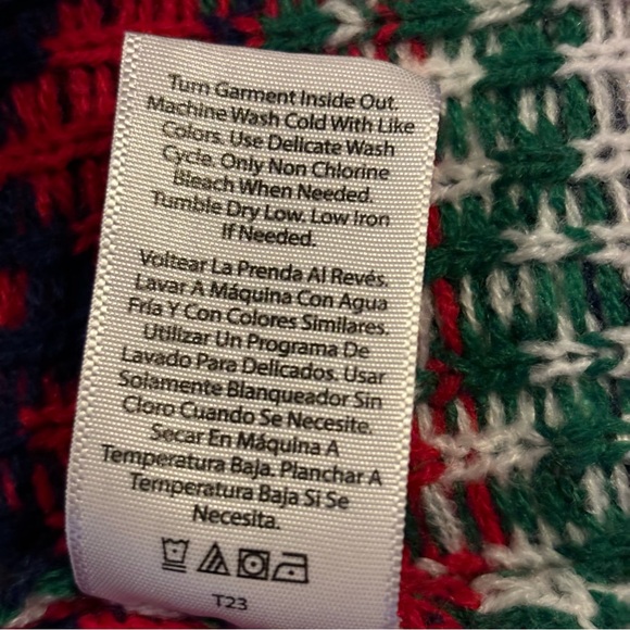 Holiday Time Llama Drink Pouch Ugly Christmas Sweater Unisex Adult Size XL - Picture 7 of 8